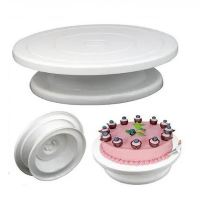 Cake Turntable Rack Stable Non-slip Round Cake Table Kitchen Baking Tools