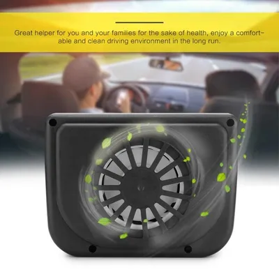 Auto-cool Solar Powered Car Exhaust Fan
