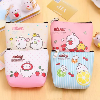 0583 Creative Potato Rabbit Zero Wallet Korean Version PU Waterproof Hand With Small Pocket Mini