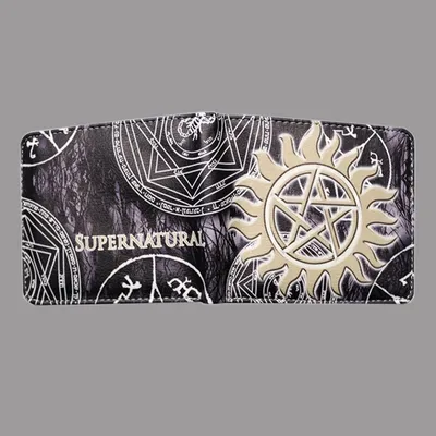 Spot Supernatural wickedness purse five star logo pattern for short money boys and girls' zero Purse