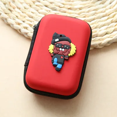 Direct selling new cute zero wallet cartoon earphone collector charger Box Coin handbag wholesale