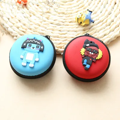Direct selling new cute zero wallet cartoon earphone collector charger Box Coin handbag wholesale