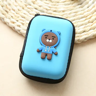 Direct selling new cute zero wallet cartoon earphone collector charger Box Coin handbag wholesale