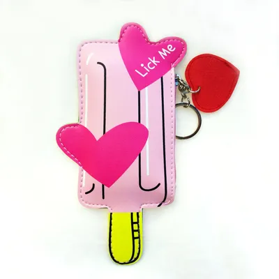 Korea cute popsicle ice cream Mini Purse beverage creative children change bag hand bag