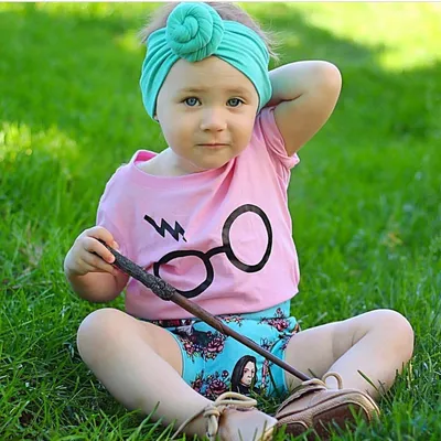 Children's hair band Europe and America ins explosion models baby knotted hair band cute baby cotton tiara hair accessories