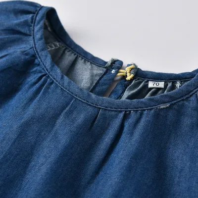 Baby Denim Triangle Robe