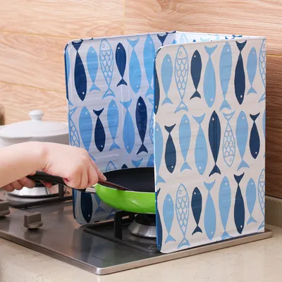 MUKEB oil barrier oil baffle block oil baffle plate kitchen supplies oil proof plate thickening