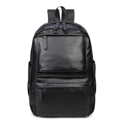 New men's travel bag fashion backpack pu shoulder bag men's casual sports backpack