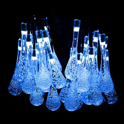 أضواء LED على شكل قطرات ماء
