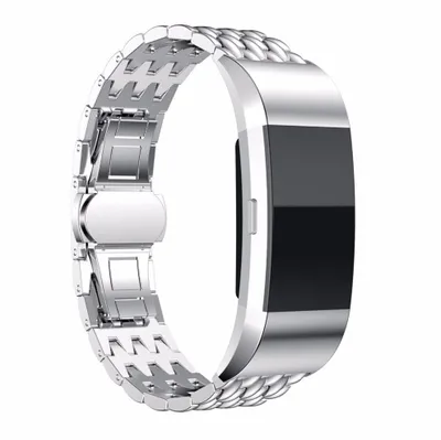 Fitbit Charge2 Bracelet Dragon Pattern Steel Band Strap