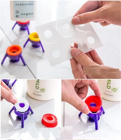 6Pcs Toss It Bottles Stand Cap Kit Easy Pour Out Thick Liquid Economy Cap Kit Openers Convenience Kitchen Tool Supplies