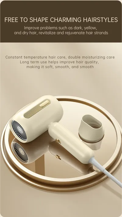F41 Hair Dryer 1900W High-Speed Electric Turbine Airflow Low Noise Constant Temperature And Quick