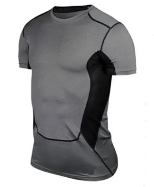 Men's Fitness Short-Sleeve Compression Shirt