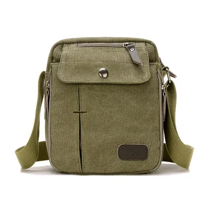 Men and women casual small Messenger bag Korean canvas bag shoulder bag men bag Outdoor men's multi-function bag