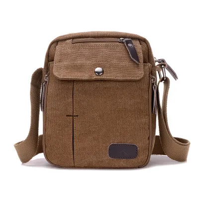 Men and women casual small Messenger bag Korean canvas bag shoulder bag men bag Outdoor men's multi-function bag