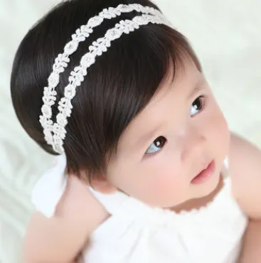 Angel Neitiri new children Hair Lace Bow Headband baby baby headdress flower