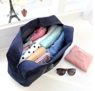RONG.SHI.DAI Travel bag shopping shoulder bag for men and women to increase the finishing bag luggage bag storage bag