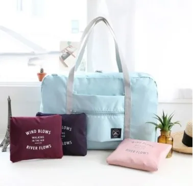 RONG.SHI.DAI Travel bag shopping shoulder bag for men and women to increase the finishing bag luggage bag storage bag