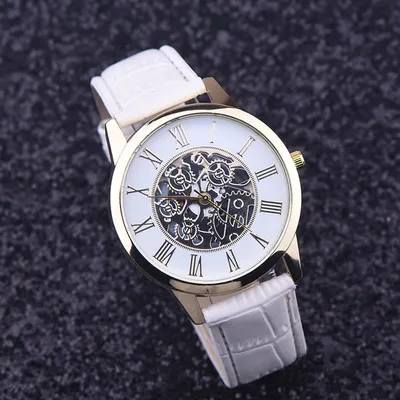Korean version of the retro casual quartz watch watch men's waterproof watch hollow