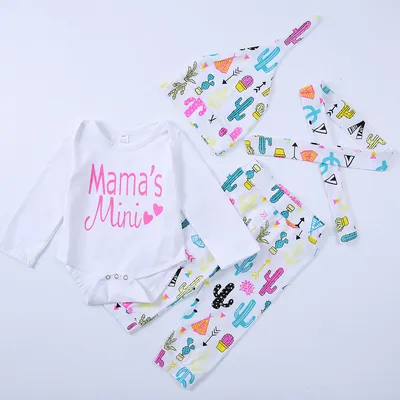 Baby girl Romper 4pcs set