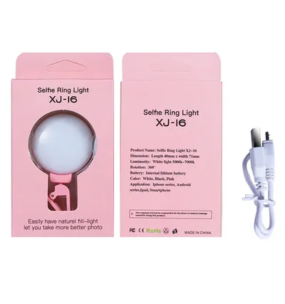 Mobile phone fill light XJ16 self-timer light artifact main broadcast live flash LED photography light