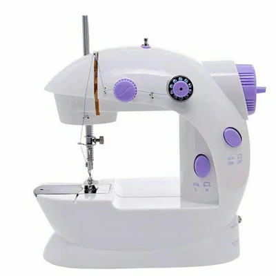 Portable Mini Electric Sewing Machine Multifunctional Desktop Tailor Home Use