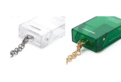Acrylic Transparent Cigarette Case Diagonal Package