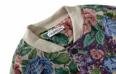 men's retro trend harajuku jacquard jacket