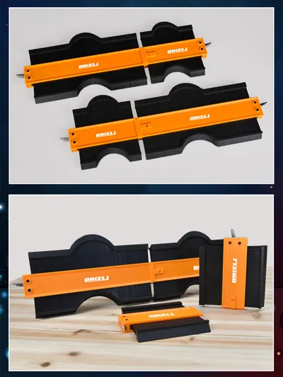 5 10 Inch Contour Gauge Template Plastic Measuring Contour Gauge Duplicator Tiles Edge Shaping Measure Ruler Measuring Tool