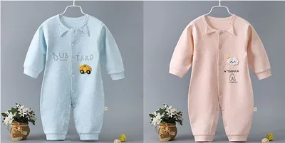 Spring new baby boneless one-piece long sleeves