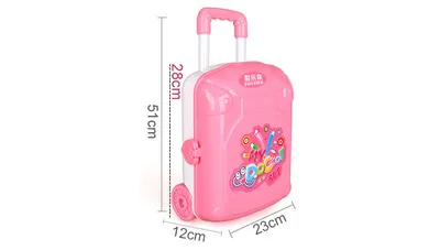 Playright children's educational toys' doctor Sen luggage attire simulation trolley medicine box set