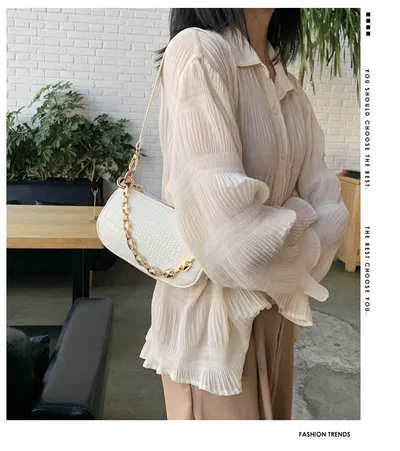 One shoulder armpit bag for women