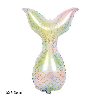 Birthday Party Supplies Decorative Mermaid Balloon Package