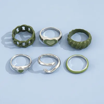 New European And American Personalized Fashion Ring Set
