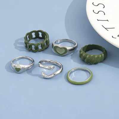 New European And American Personalized Fashion Ring Set