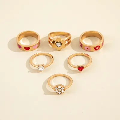 New European And American Personalized Fashion Ring Set