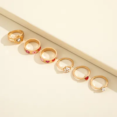 New European And American Personalized Fashion Ring Set