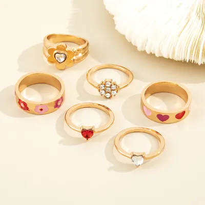 New European And American Personalized Fashion Ring Set