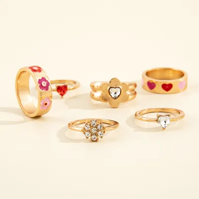 New European And American Personalized Fashion Ring Set