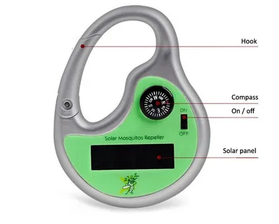 Portable Solar Charging Ultrasonic Electronic Mosquito Repellent