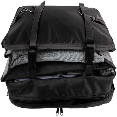 Three-layer Clothing Storage Home Cabinet Foldable Mesh Storage Bag