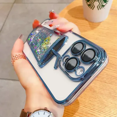 Electroplating Milky Tea Cup Phone Case