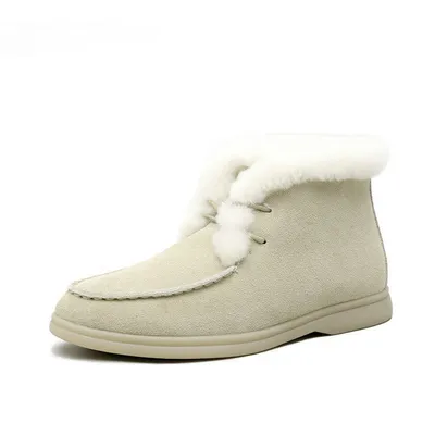 Plus Size Warm And Velvet Snow Boots Ankle Boots