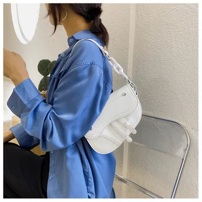 Korean all-match one-shoulder saddle bag