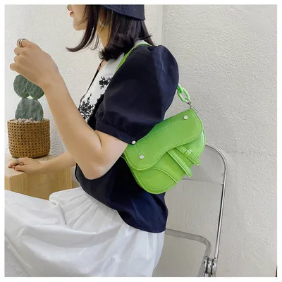 Korean all-match one-shoulder saddle bag