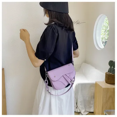 Korean all-match one-shoulder saddle bag