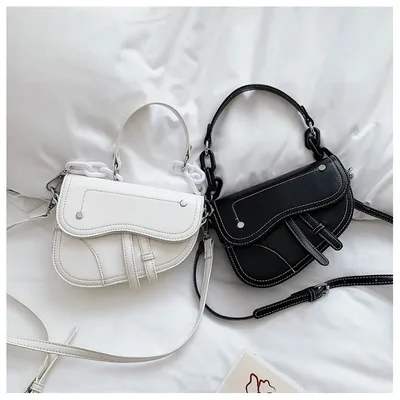 Korean all-match one-shoulder saddle bag