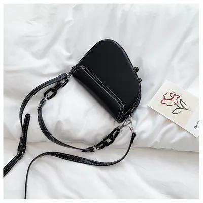 Korean all-match one-shoulder saddle bag