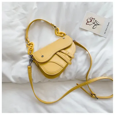 Korean all-match one-shoulder saddle bag