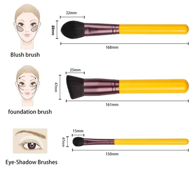 Little grape series makeup brush